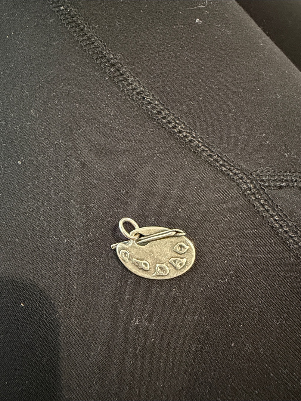 Retired James Avery Silver Artist Palette Charm